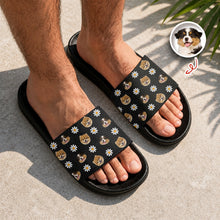 Load image into Gallery viewer, Personalized Dog Cat Photo Slide Sandals Custom Gift for Pet Lovers