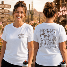 Load image into Gallery viewer, Personalized Custom Bachelorette T-Shirt Gift for Bride