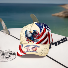 Load image into Gallery viewer, Personalized Eagle Cap Patriotic Gift for Dad 4th of July