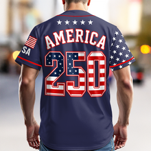 Load image into Gallery viewer, Personalized We The People Baseball Jersey Custom Name 4th of July Gift