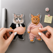 Load image into Gallery viewer, Personalized Funny Photo Squishy Fridge Magnet Gift for Dog Lovers