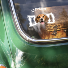 Load image into Gallery viewer, Personalized Dog Cat Photo Car Sticker Gift for Dog Dad