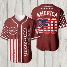 Load image into Gallery viewer, Personalized We The People Baseball Jersey Custom Name 4th of July Gift