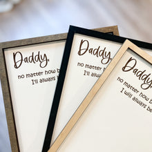 Load image into Gallery viewer, Personalized Wooden Handprint Sign Gift for Dad - Father's Day Plaque