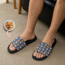Load image into Gallery viewer, Personalized Dog Cat Photo Slide Sandals Custom Gift for Pet Lovers