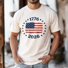 Load image into Gallery viewer, Patriotic USA Flag Comfort Shirt Custom Independence Day Gift