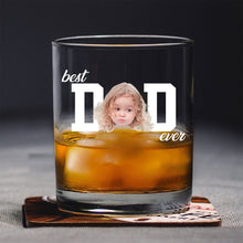 Load image into Gallery viewer, Personalized Funny Face Whiskey Glass Gift for Dad - Father's Day
