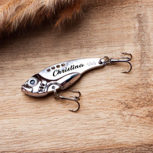 Load image into Gallery viewer, Personalized Engraved Fishing Lure Gift for Dad - Custom Name