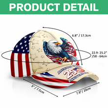 Load image into Gallery viewer, Personalized Eagle Cap Patriotic Gift for Dad 4th of July