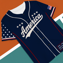 Load image into Gallery viewer, Personalized 250 Years of Freedom Jersey Shirt Gift for Dad