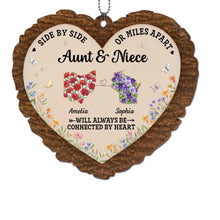 Load image into Gallery viewer, Personalized Wood Ornament for Aunt Niece Gift Car Decor