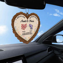 Load image into Gallery viewer, Personalized Wood Ornament for Aunt Niece Gift Car Decor