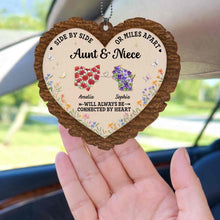 Load image into Gallery viewer, Personalized Wood Ornament for Aunt Niece Gift Car Decor