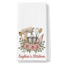 Load image into Gallery viewer, Personalized Kitchen Towel Custom Name Baking Gift for Mom