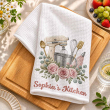 Load image into Gallery viewer, Personalized Kitchen Towel Custom Name Baking Gift for Mom