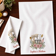 Load image into Gallery viewer, Personalized Kitchen Towel Custom Name Baking Gift for Mom