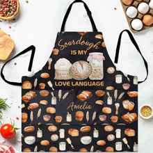 Load image into Gallery viewer, Personalized Apron Sourdough Love Language Custom Gift for Her
