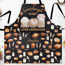 Load image into Gallery viewer, Personalized Apron Sourdough Love Language Custom Gift for Her