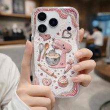 Load image into Gallery viewer, Personalized Clear Phone Case for Baking Lovers Custom Name Gift