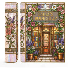 Load image into Gallery viewer, Personalized Acrylic Book Vase Custom Name Gift for Book Lovers