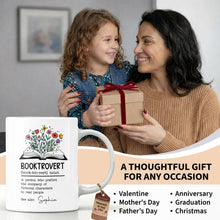 Load image into Gallery viewer, Personalized Book Lover Coffee Mug Custom Name Gift Idea