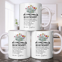 Load image into Gallery viewer, Personalized Book Lover Coffee Mug Custom Name Gift Idea