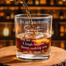 Load image into Gallery viewer, Personalized Custom Whiskey Glass Gift for Brother - Unique Keepsake