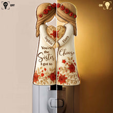 Load image into Gallery viewer, Personalized Wood Acrylic Night Light Custom Gift for Sister