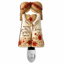 Load image into Gallery viewer, Personalized Wood Acrylic Night Light Custom Gift for Sister
