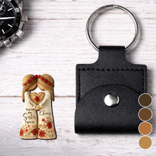 Load image into Gallery viewer, Custom Wooden Pocket Hug Personalized Gift for Sister