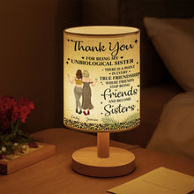 Load image into Gallery viewer, Personalized Fabric Lamp Custom Best Friends Art Gift
