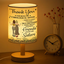 Load image into Gallery viewer, Personalized Fabric Lamp Custom Best Friends Art Gift