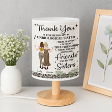 Load image into Gallery viewer, Personalized Fabric Lamp Custom Best Friends Art Gift