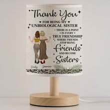 Load image into Gallery viewer, Personalized Fabric Lamp Custom Best Friends Art Gift