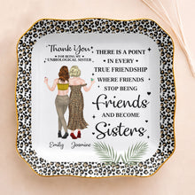 Load image into Gallery viewer, Personalized Lace Square Jewelry Dish Custom Name Gift for Besties