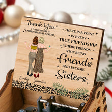 Load image into Gallery viewer, Personalized Wooden Music Box Custom Gift for Best Friend