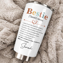 Load image into Gallery viewer, Personalized Bestie Definition Tumbler Custom Name Gift
