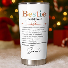 Load image into Gallery viewer, Personalized Bestie Definition Tumbler Custom Name Gift