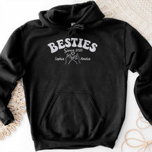 Load image into Gallery viewer, Personalized Best Friends Custom Name T-shirt Hoodie Gift