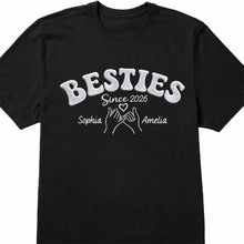 Load image into Gallery viewer, Personalized Best Friends Custom Name T-shirt Hoodie Gift