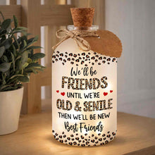 Load image into Gallery viewer, Personalized Leopard Print Short Bottle Light Custom Art Gift for Best Friend