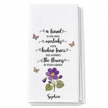 Load image into Gallery viewer, Personalized Kitchen Towel Custom Name Gift for Best Friend