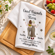 Load image into Gallery viewer, Personalized Kitchen Towel for Best Friends with Custom Design
