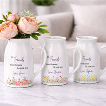 Load image into Gallery viewer, Personalized Ceramic Flower Vase Best Friend Gift Idea