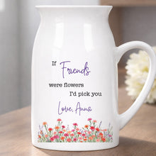 Load image into Gallery viewer, Personalized Ceramic Flower Vase Best Friend Gift Idea