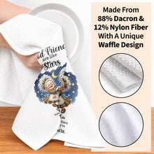 Load image into Gallery viewer, Personalized Kitchen Towel Best Friend Gift with Leopard Print