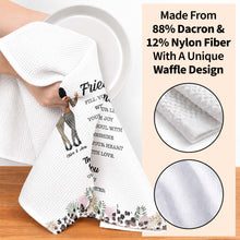 Load image into Gallery viewer, Personalized Kitchen Towel Best Friend Gift Unbiological Sister