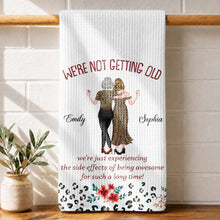 Load image into Gallery viewer, Personalized Leopard Print Kitchen Towel Best Friend Gift