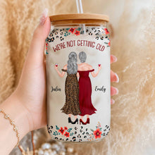 Load image into Gallery viewer, Personalized Clear Glass Can Custom Name Gift for Besties