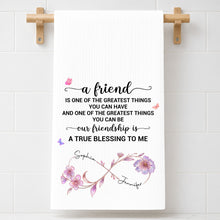 Load image into Gallery viewer, Personalized Kitchen Towel Custom Name Gift for Best Friend